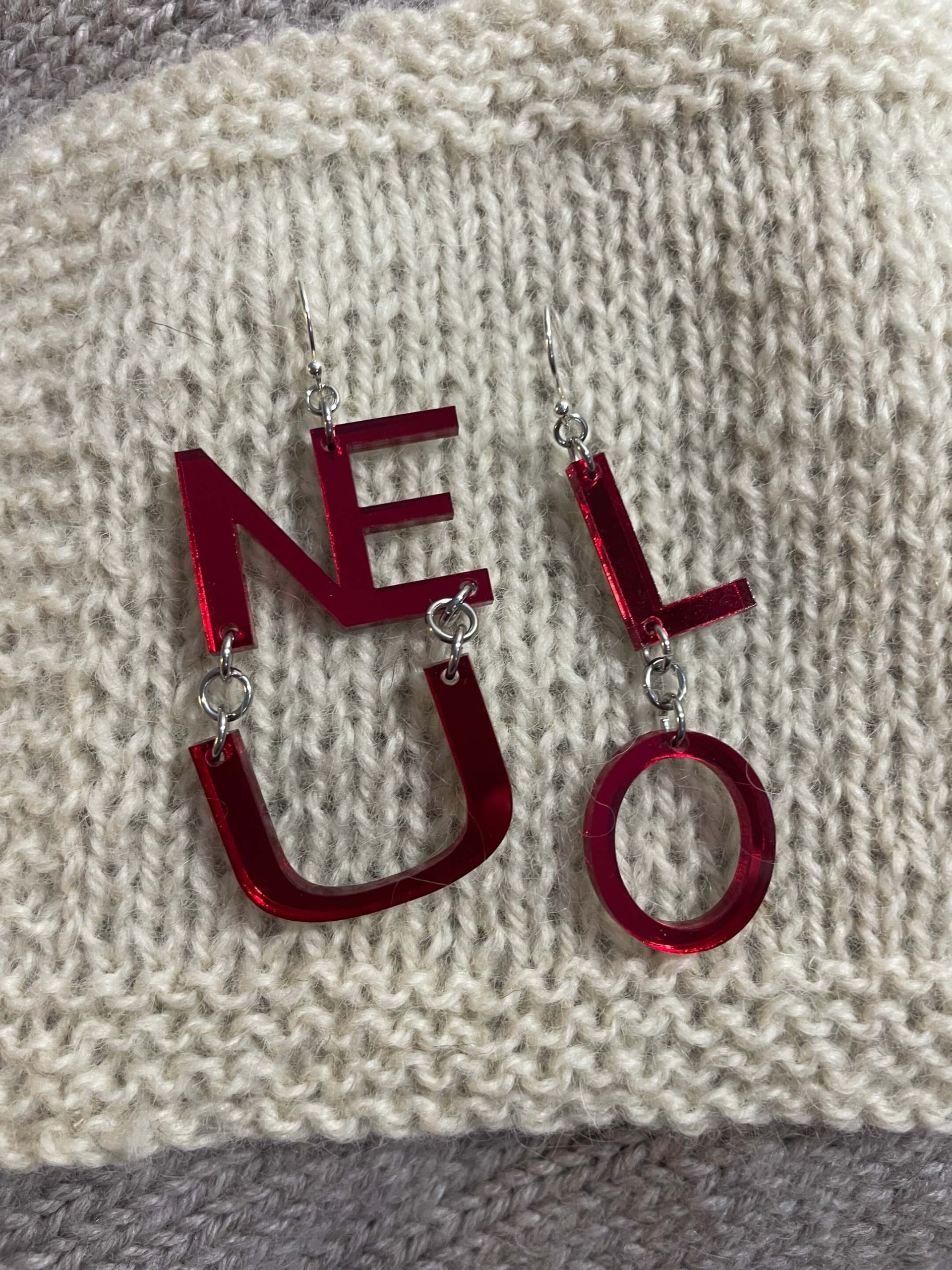 Neulo -korvikset, Pinjo design, Korvakorut