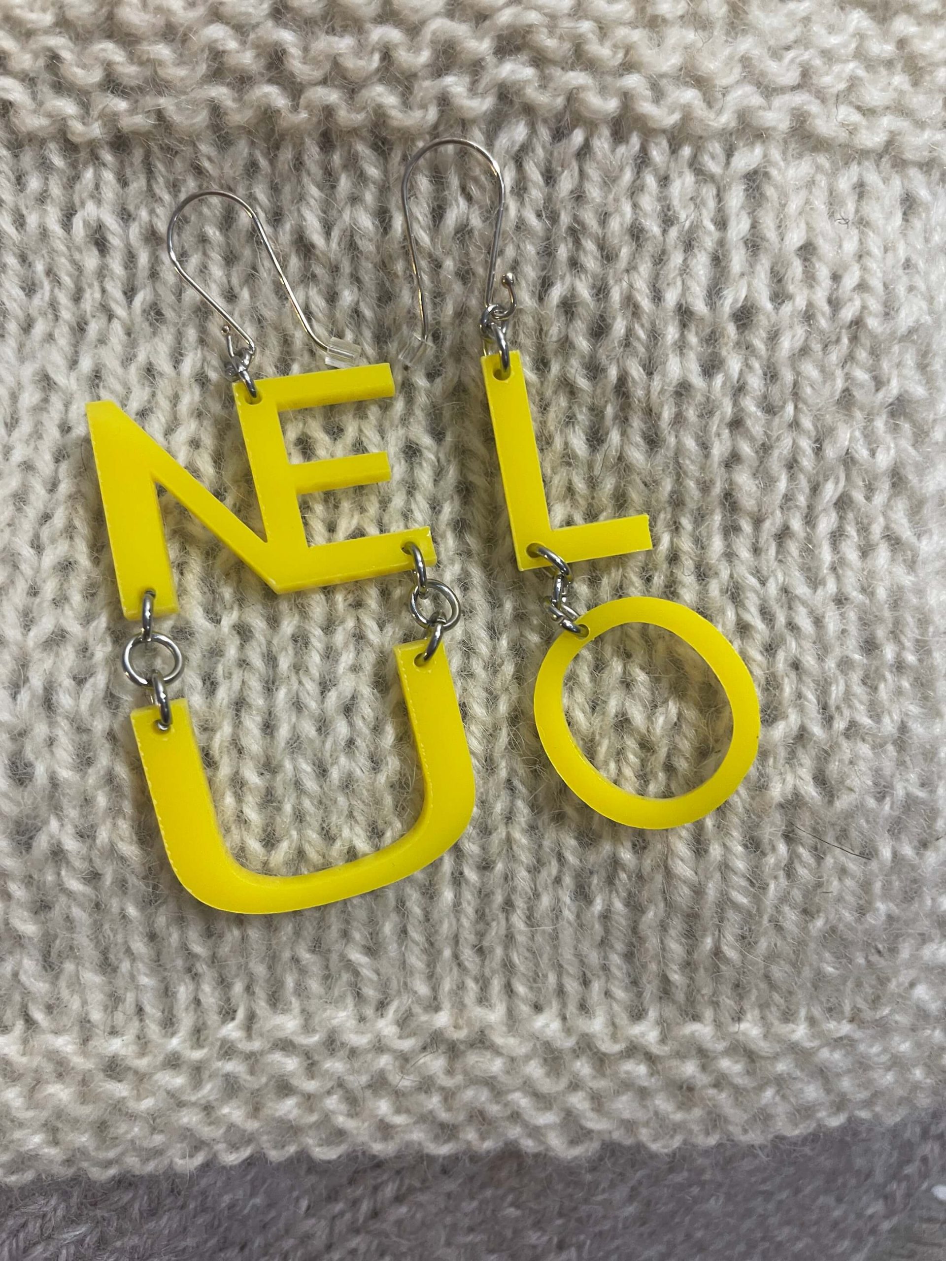 Neulo -korvikset, Pinjo design, Korvakorut