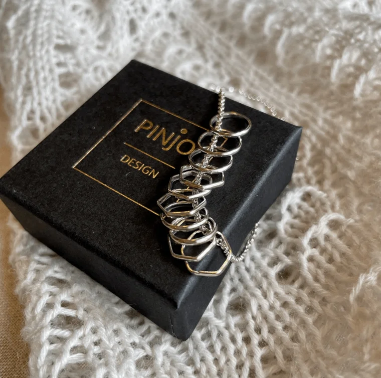 Kepeä rannekoru, Pinjo Design, Butik frilla, Oulu