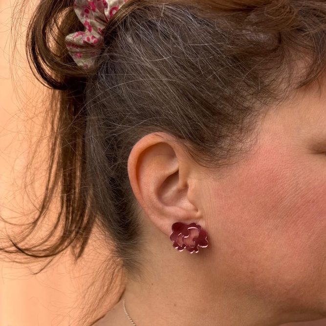 Pinjo design Pionipuutarha mini korvakorut Pirjo.