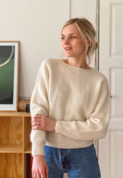 PetiteKnit No Frills Sweater paperiohje