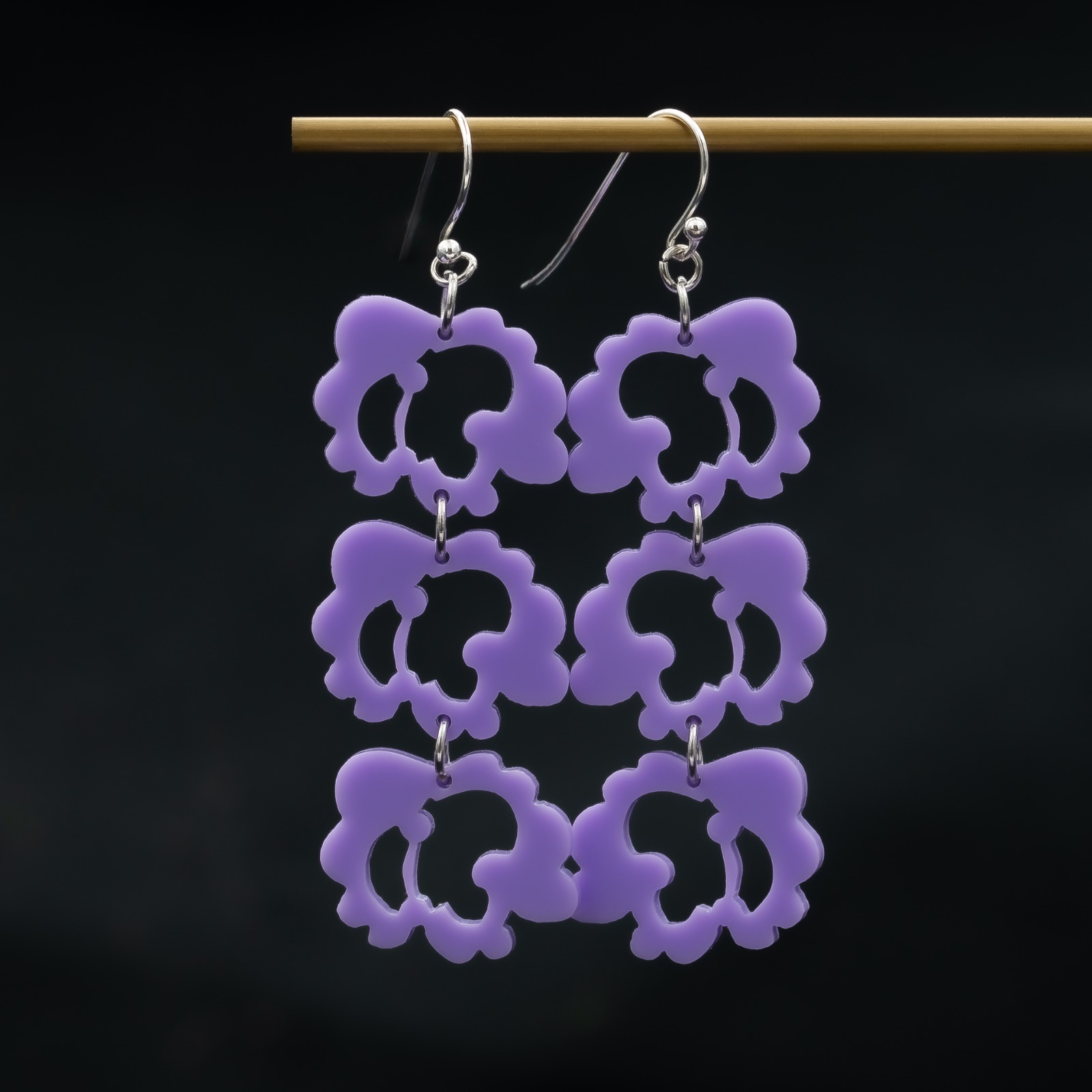 Korvakorut Pionipuutarha kolmeosainen - Image 15