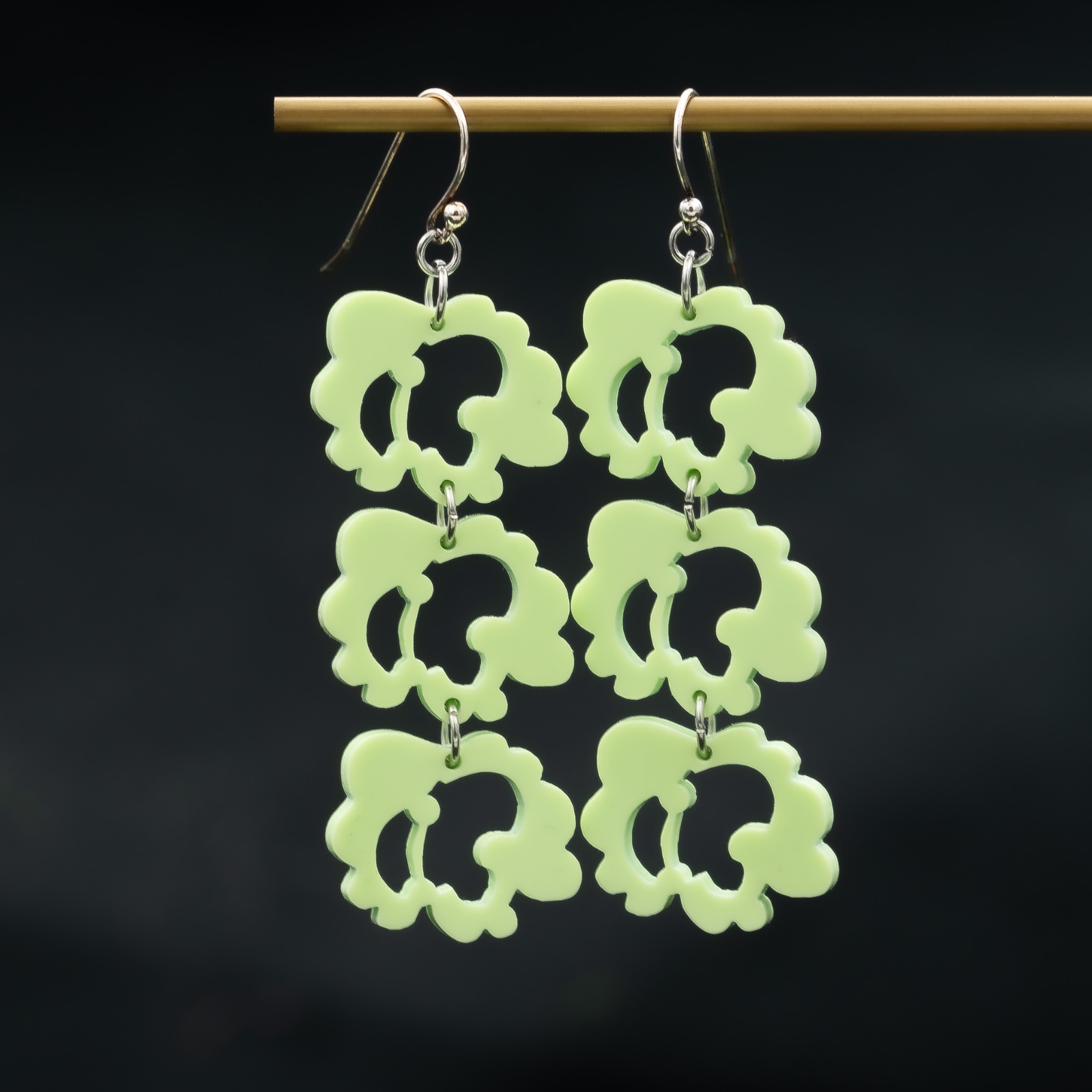 Korvakorut Pionipuutarha kolmeosainen - Image 14