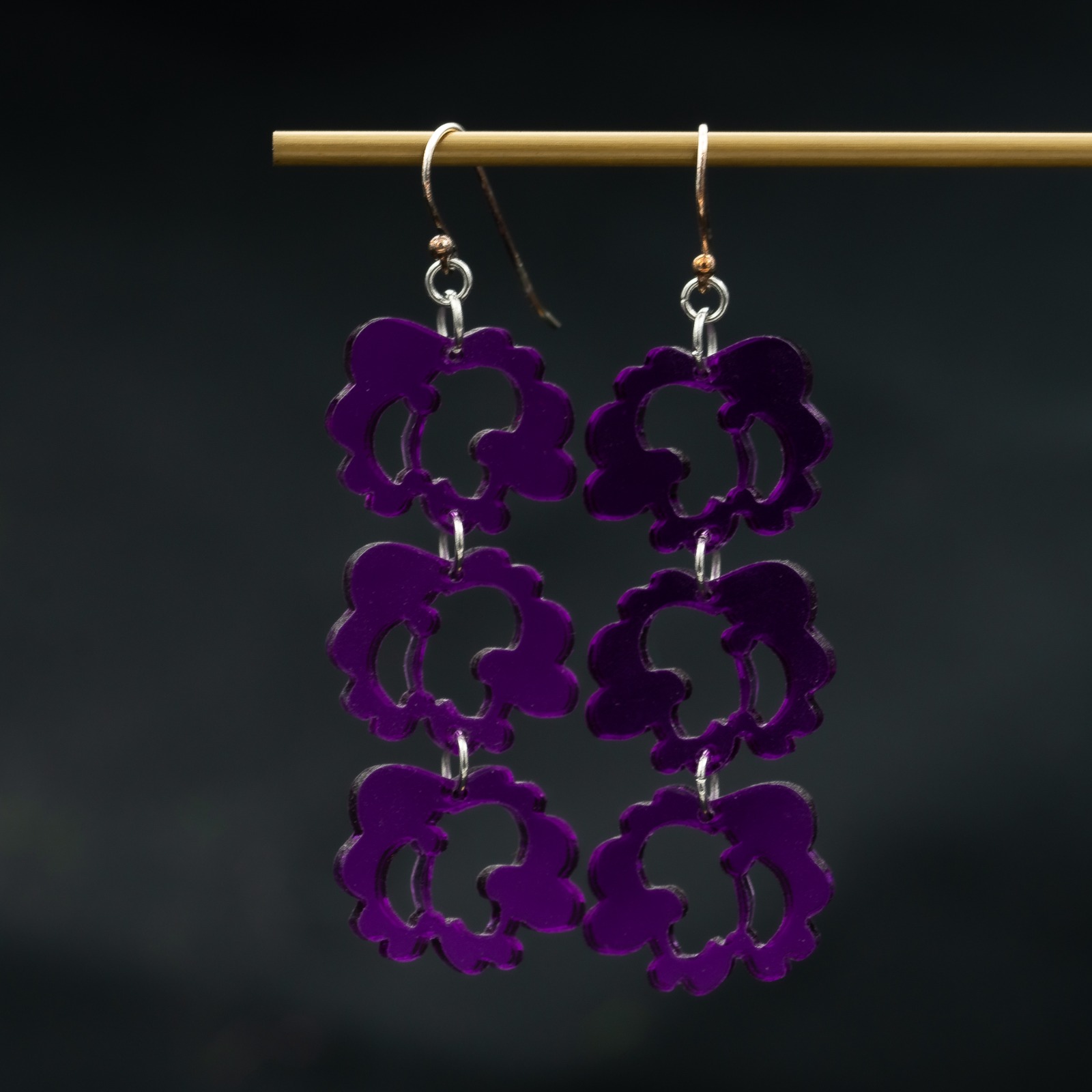 Korvakorut Pionipuutarha kolmeosainen - Image 12