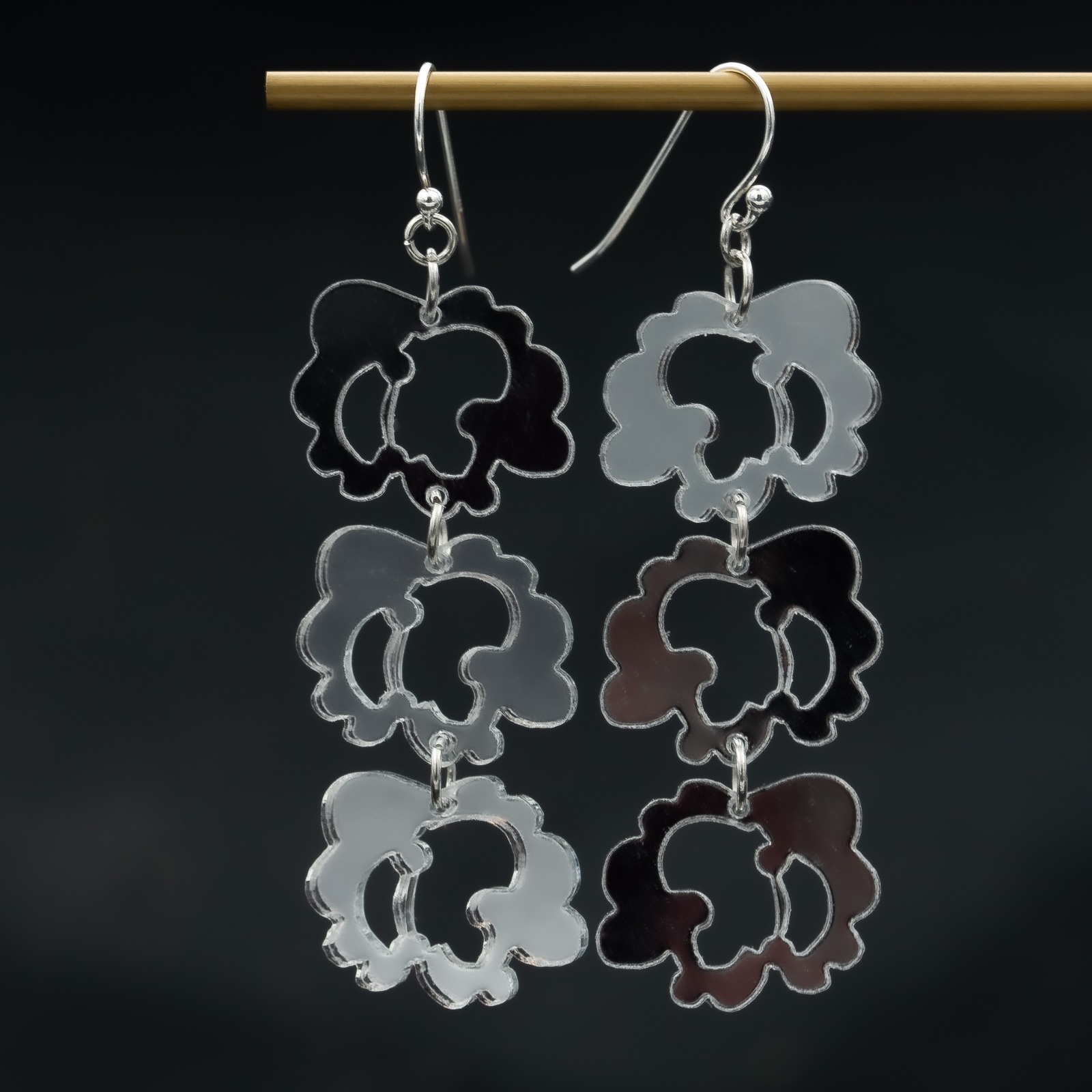 Korvakorut Pionipuutarha kolmeosainen - Image 10